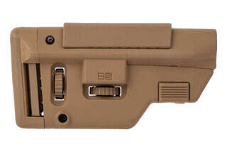B5 Systems AR-15 Collapsible Precision Stock Long in Coyote Brown is made of polymer material